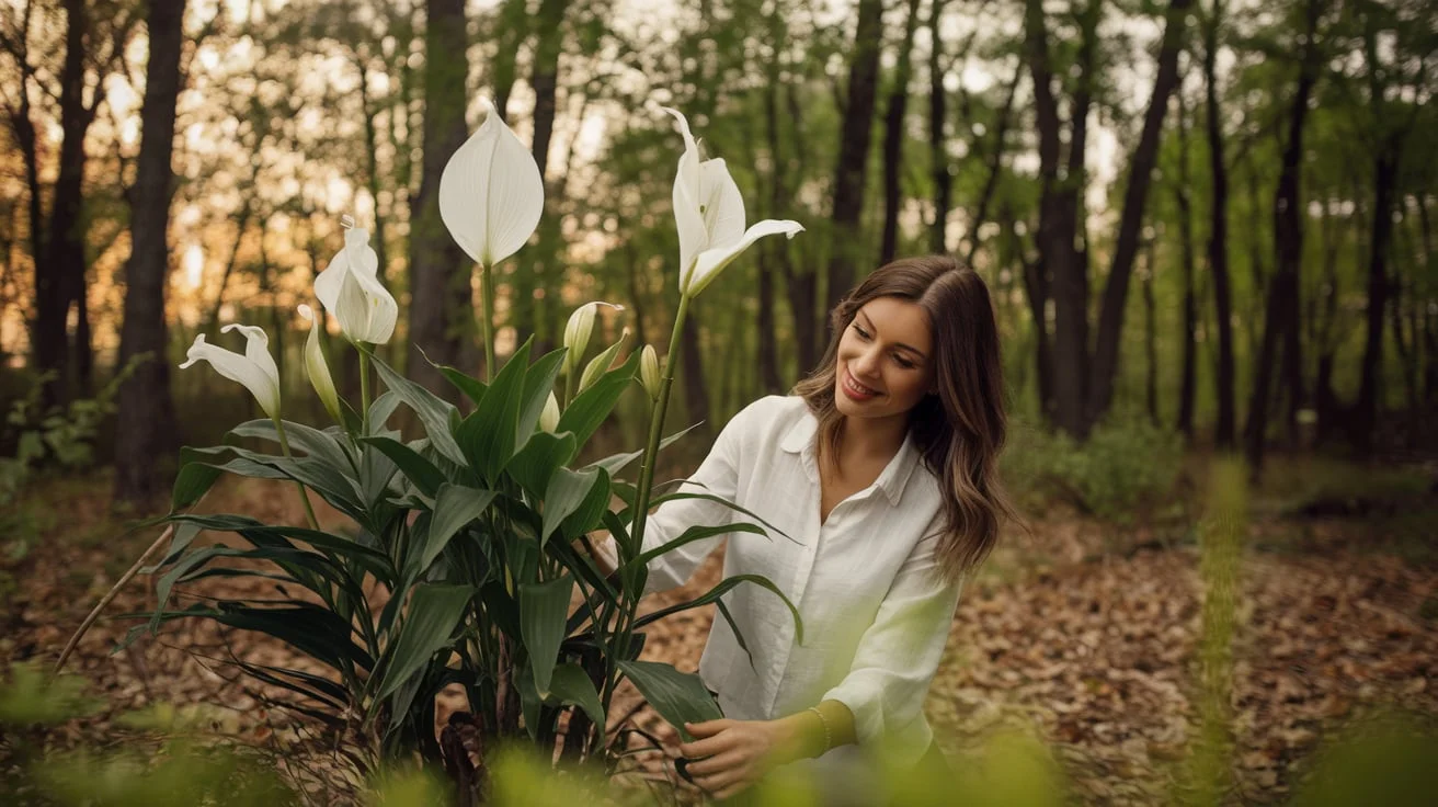 Peace Lily in the Wild: Uncovering the Natural Beauty​