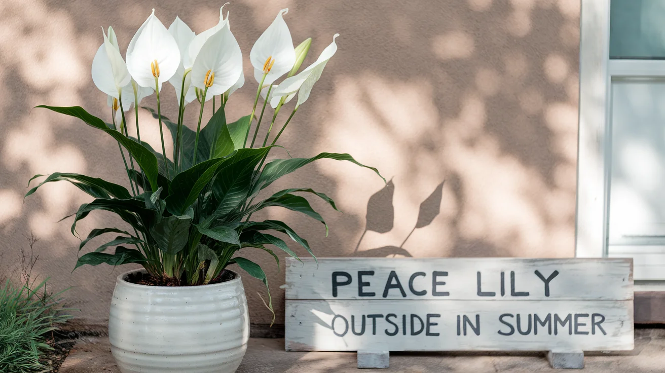 Peace Lily Outside in Summer: Care Tips and Benefits Here