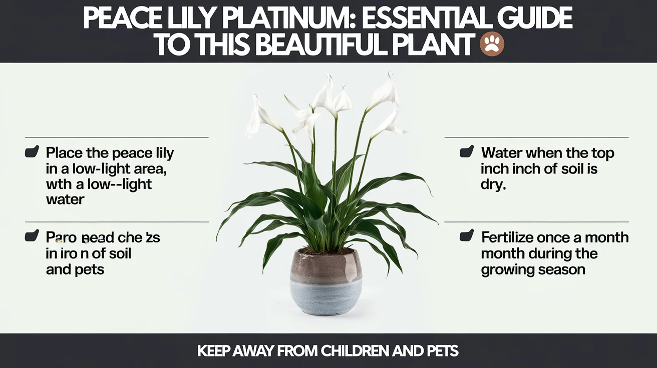 Peace Lily Platinum: Essential Guide to This Beautiful Plant 