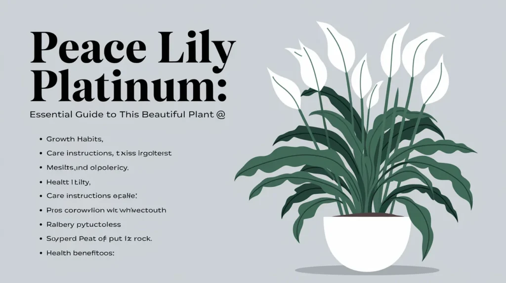 Peace Lily Platinum: Essential Guide to This Beautiful Plant 🌿