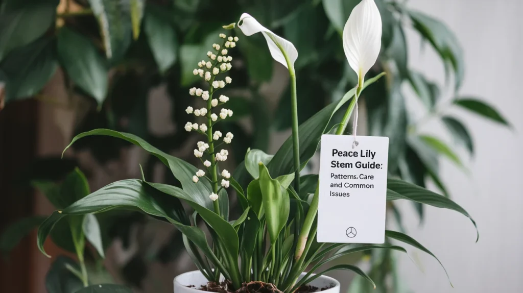 “Peace Lily Stem Guide: Patterns, Care, and Common Issues 🍃”