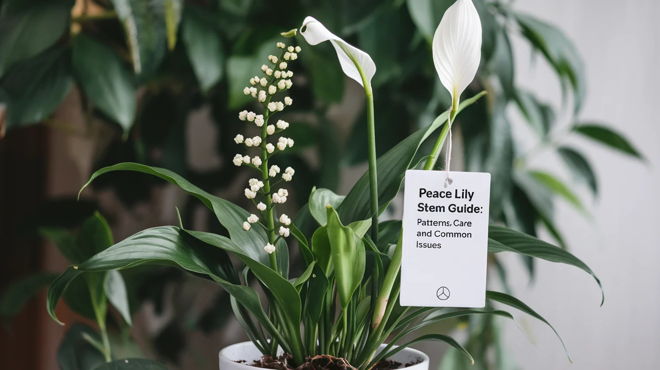 "Peace Lily Stem Guide: Patterns, Care, and Common Issues