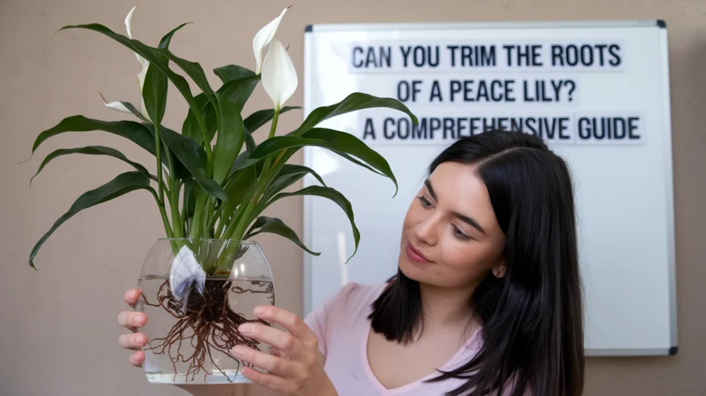 Can You Trim the Roots of a Peace Lily? A Comprehensive Guide