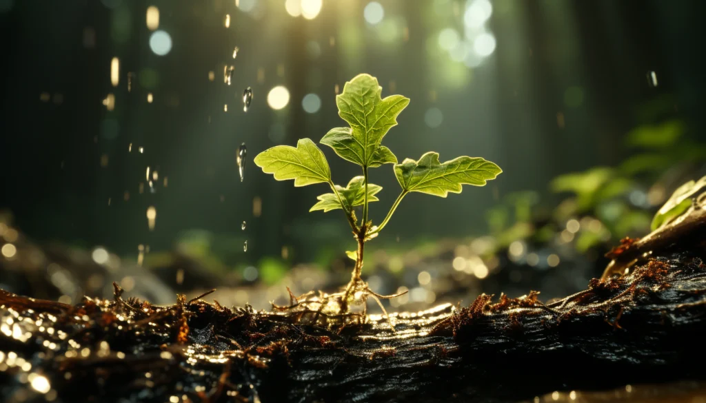 How plants use light to make food