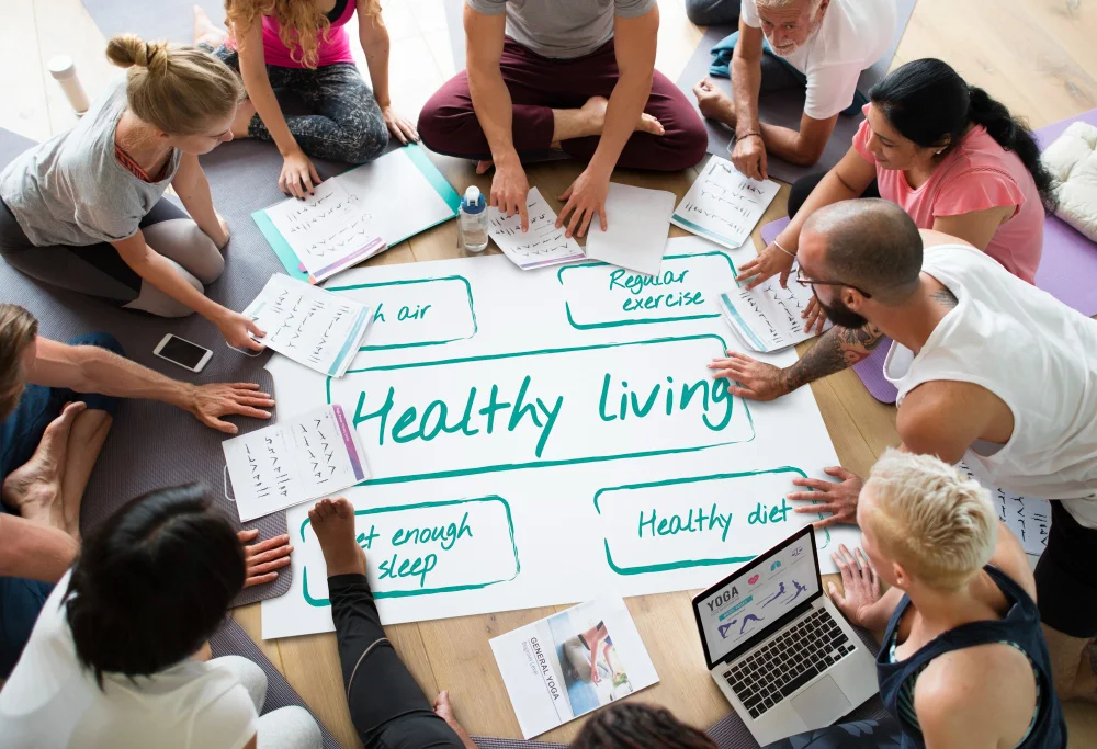Wellness diet plan healthy living icon