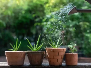 how to water aloe vera plant