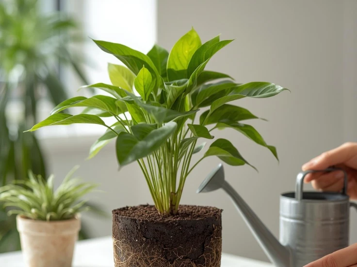 do you need nutrients after repotting a indoor plants