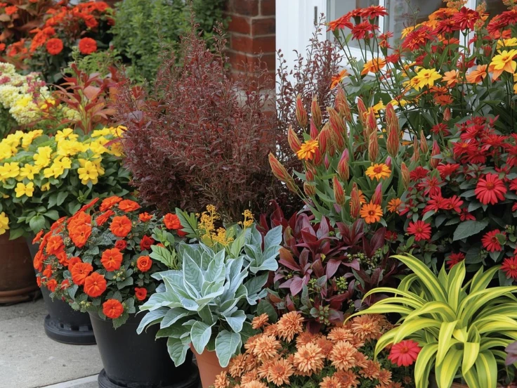 fall plants and flowers for pots