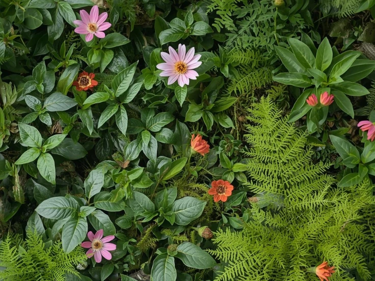 flowering and nonflowering plants
