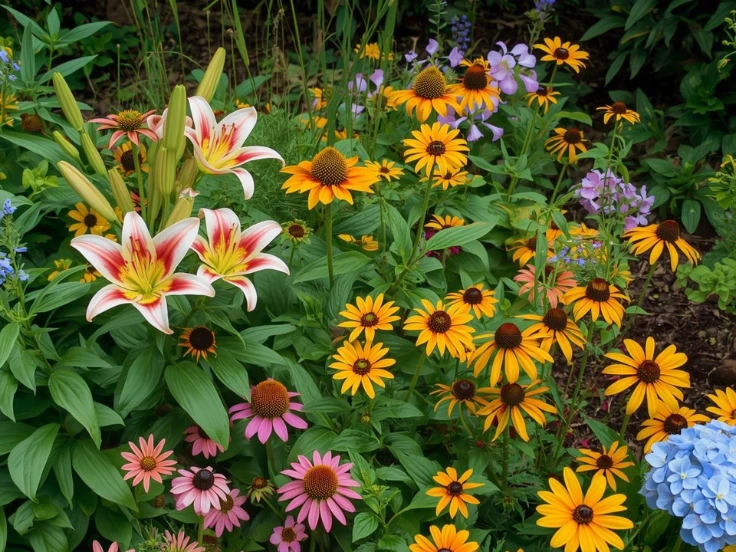 flowering plants for july