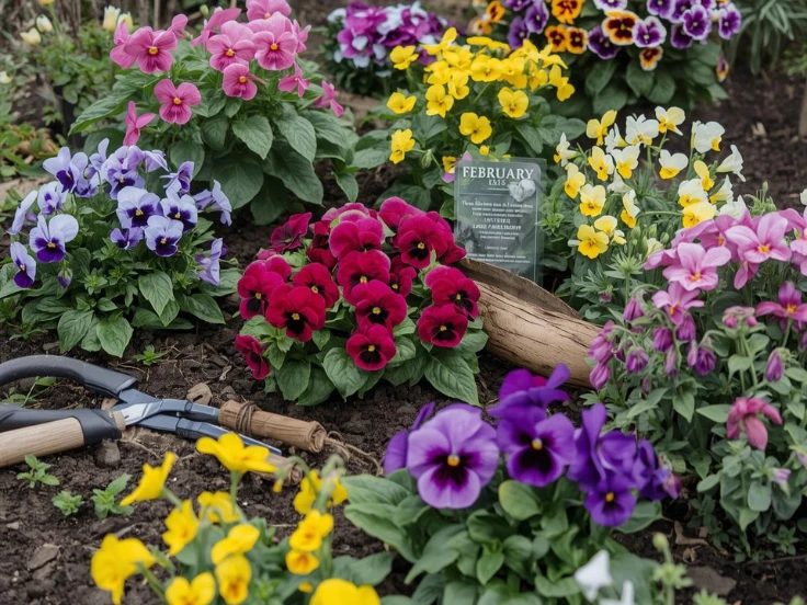 flowers to plant in february