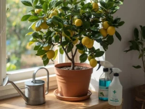 indoor lemon plant care