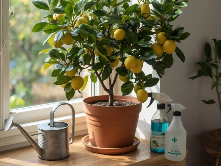 indoor lemon plant care