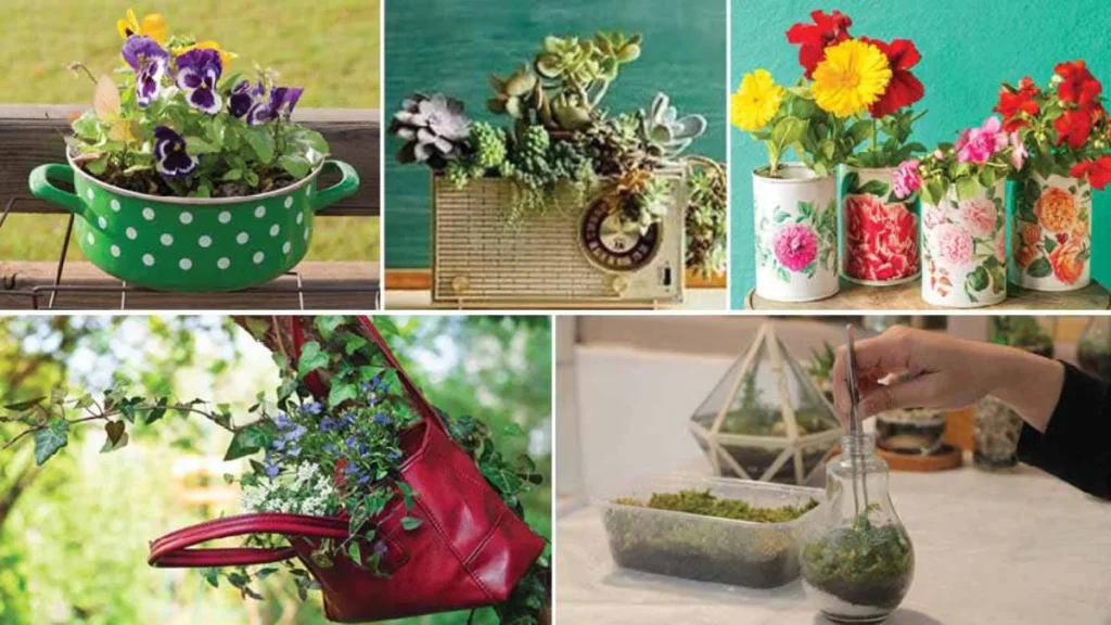 Upcycled Planters ideas