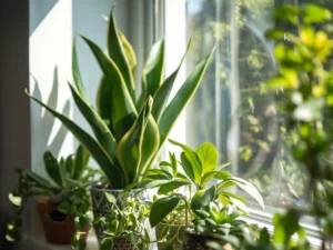 window sill indoor plants