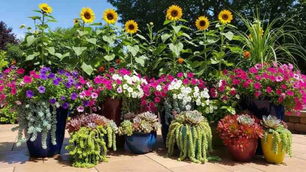 Full Sun Plant Combination Ideas for Container Gardens