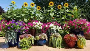 Full Sun Plant Combination Ideas for Container Gardens