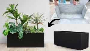 concrete planter DIY